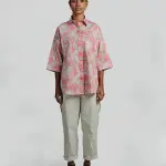 Miranda Top Wau in Hot Coral