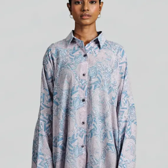 KB X Saarat Mahira Long Dress in Takraw