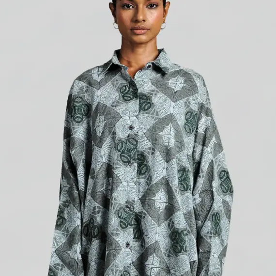 KB X Saarat Mahira Long Dress in Wau