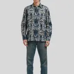 Nusantara Long Sleeve Modern Fit in Butterfly